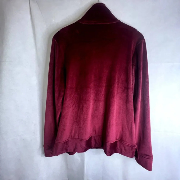 Croft & Barrow NWT The Lush Velour Jacket Size Small - Picture 2 of 11